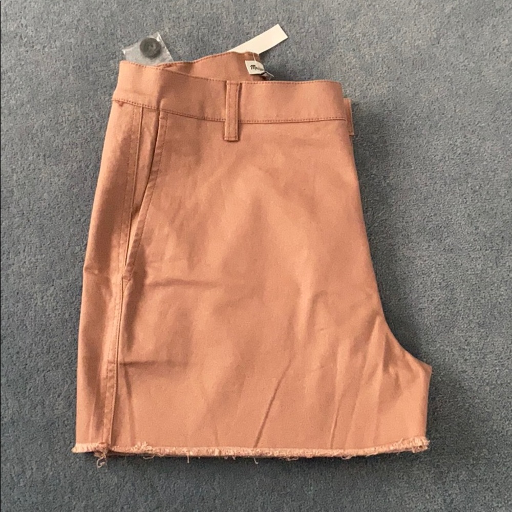 Madewell Mauve Cut-Off Shorts